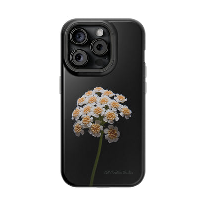 "Elegant Yarrow Bloom" Phone Case -MagSafe Tough Cases