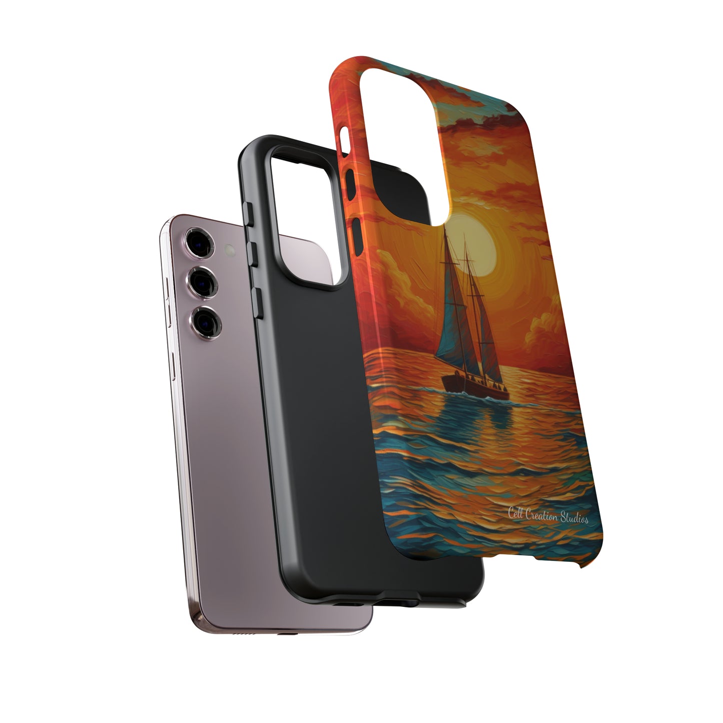 "Sailboat Sunset" - Tough Samsung Cases