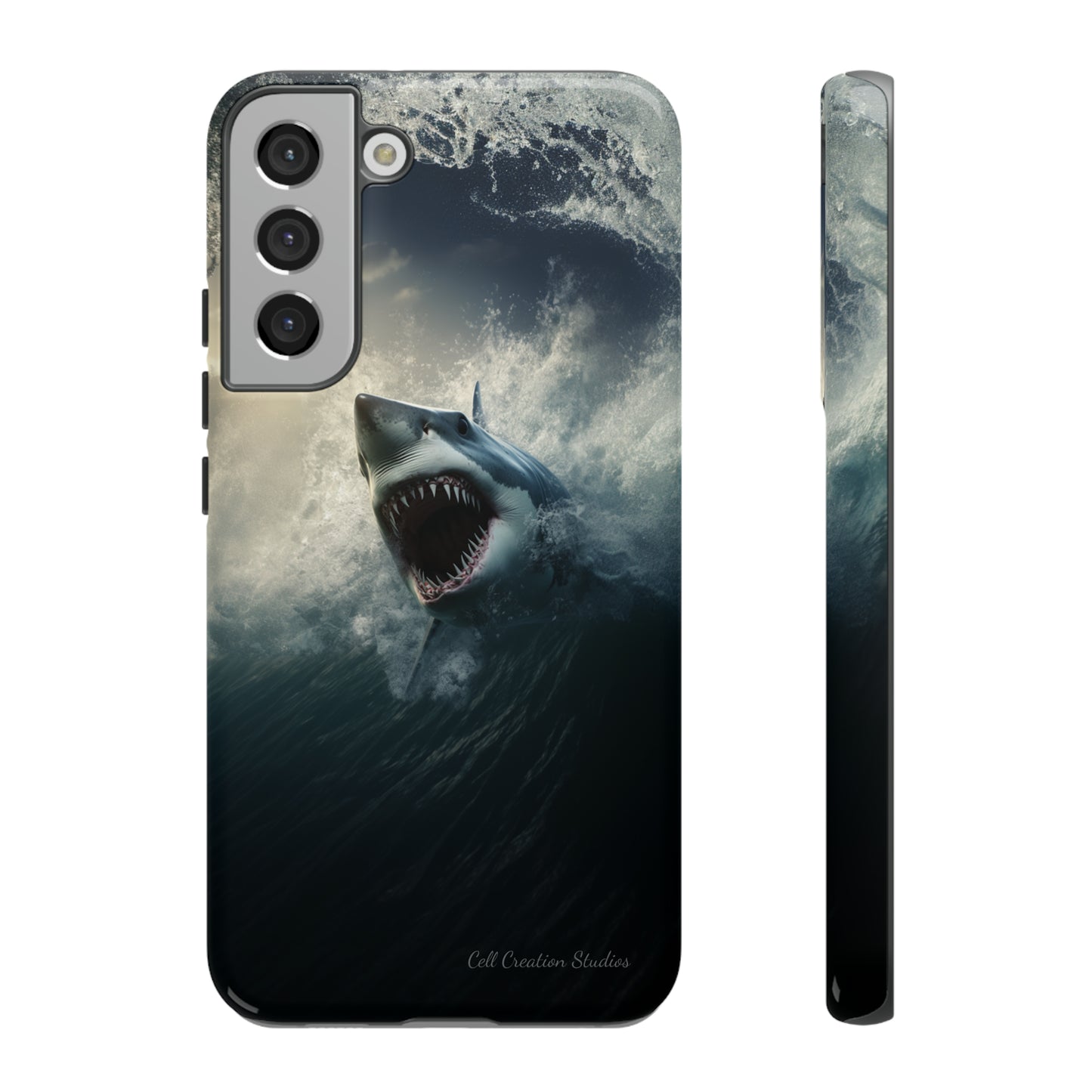 The "Ocean King Great White Shark" Phone Case -Tough Cases