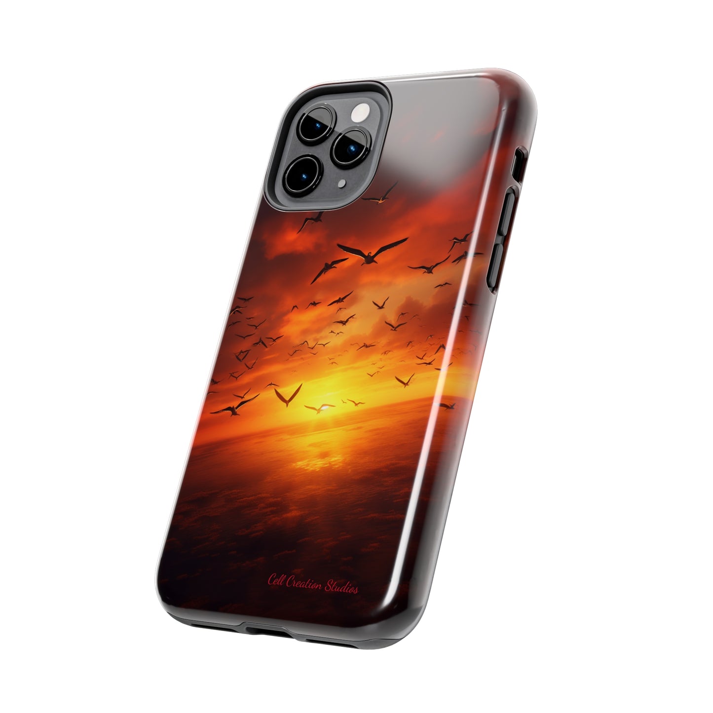 Introducing the "Sunset Soar" Cell Phone Case – Embrace Freedom and Beauty -Tough Phone Cases