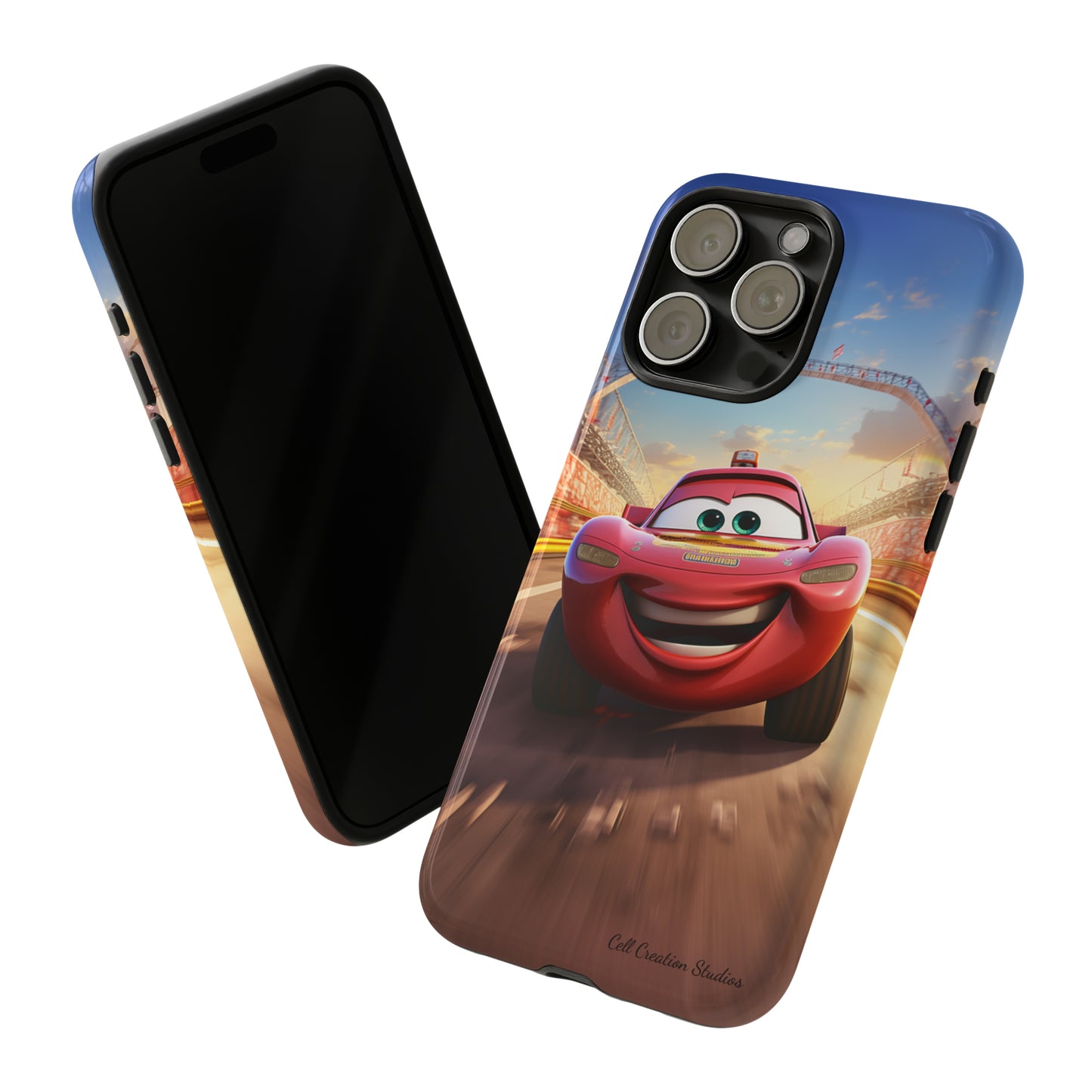 The "Smiling Red Racer" Phone Case -Tough Cases