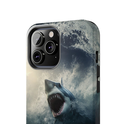 The "Ocean King Great White Shark" Phone Case -Tough Phone Cases