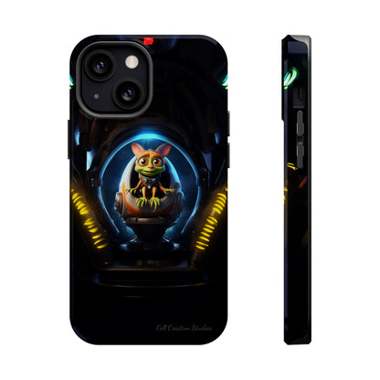 The "Galactic Explorer Alien Spaceship" Phone Case -MagSafe Tough Cases