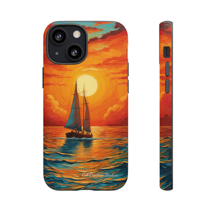 "Sailboat Sunset" - Tough iPhone Cases