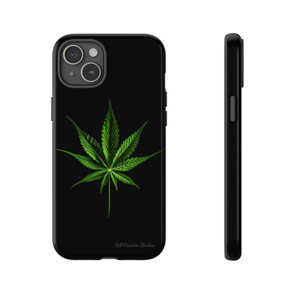 "Cannabis Chic" Marijuana Leaf Phone Case -Tough Cases