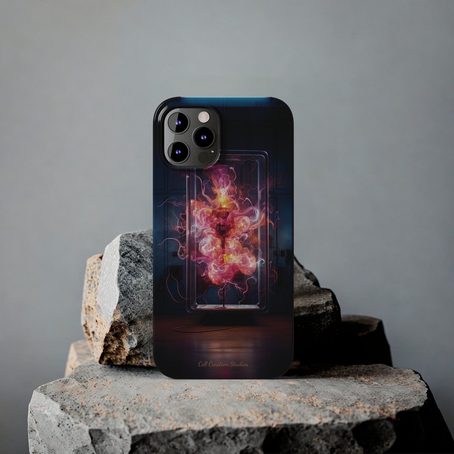 Introducing the "Ethereal Ember" Cell Phone Case – Capturing the Essence of Mystery -Slim Phone Cases