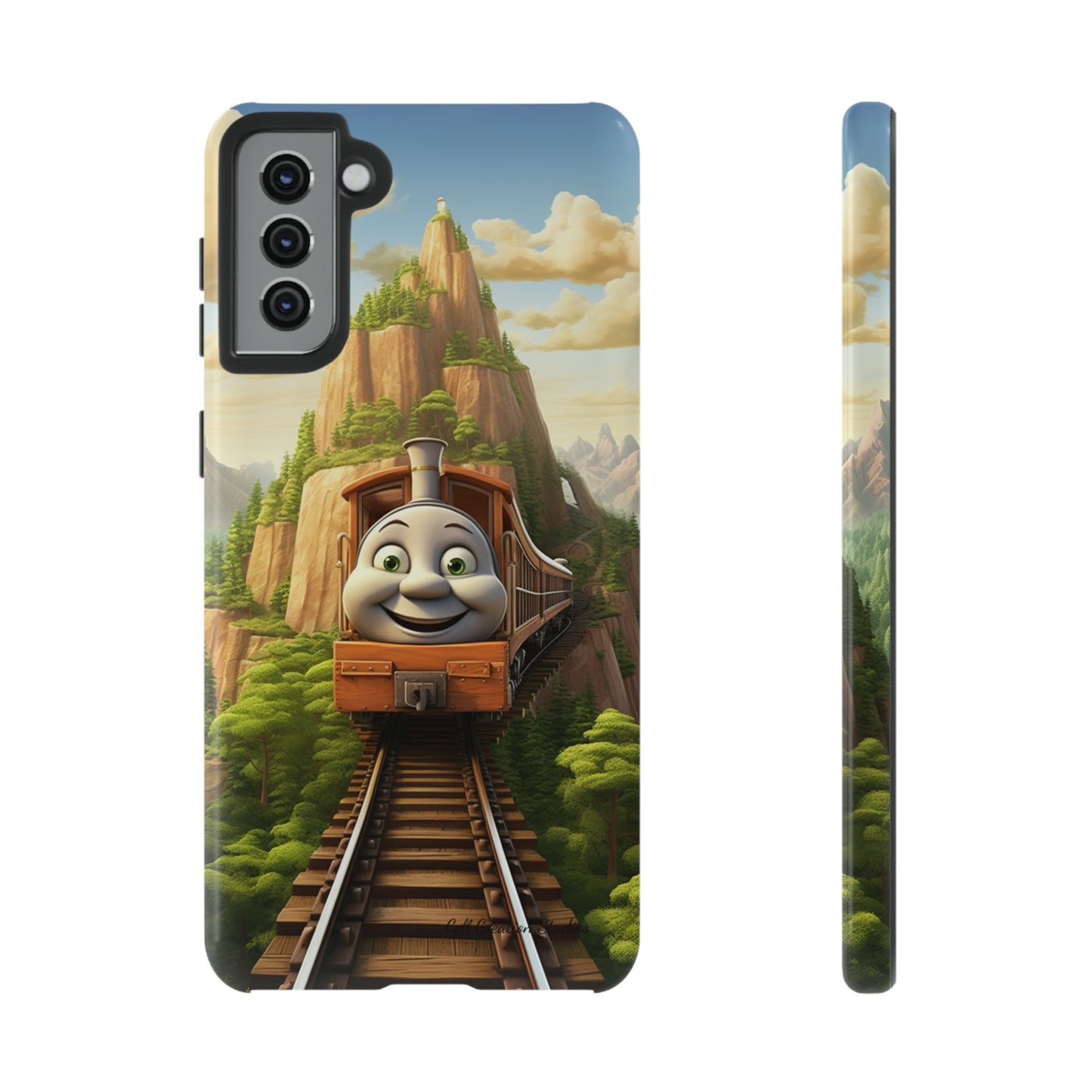 The "Mountain Journey Train" Character Phone Case-Tough Cases