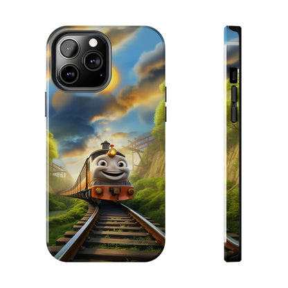 The "Smiling Express Train" Phone Case -Tough Phone Cases