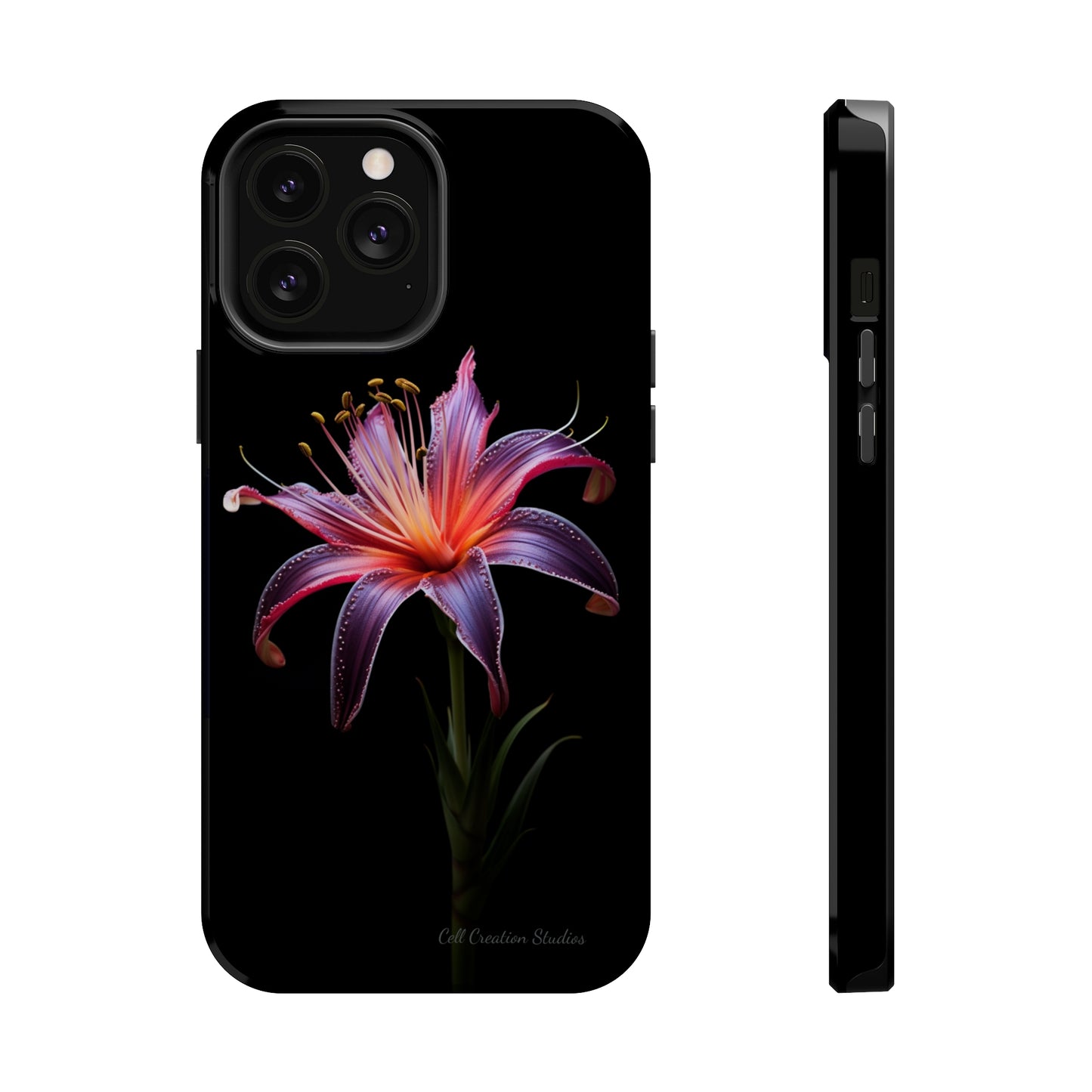 "Vibrant Purple Lily" Phone Case -MagSafe Tough Cases