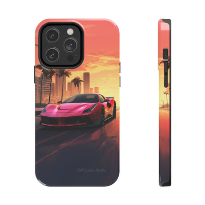 "Sunset Boulevard Ferrari Edition" -Tough iPhone Cases