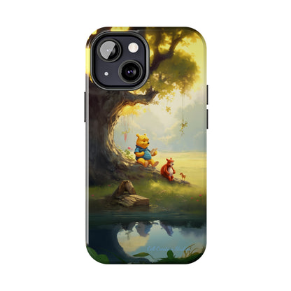 Introducing the "Winnie-The-Pooh Storytime" Cell Phone Case – A Nostalgic Journey with Friends -Tough Phone Cases