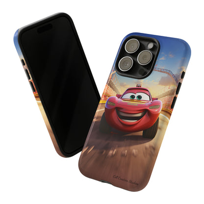 The "Smiling Red Racer" Phone Case -Tough Cases