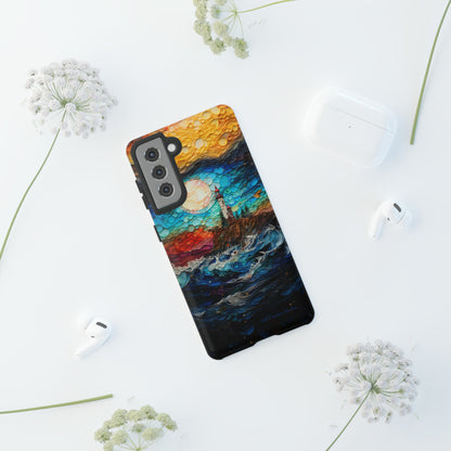 "Coastal Canvas Guardian" -Tough Samsung Phone Cases