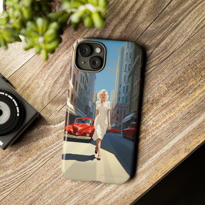 "City Stroll Glamour" Marilyn Monroe Phone Case -Tough Cases