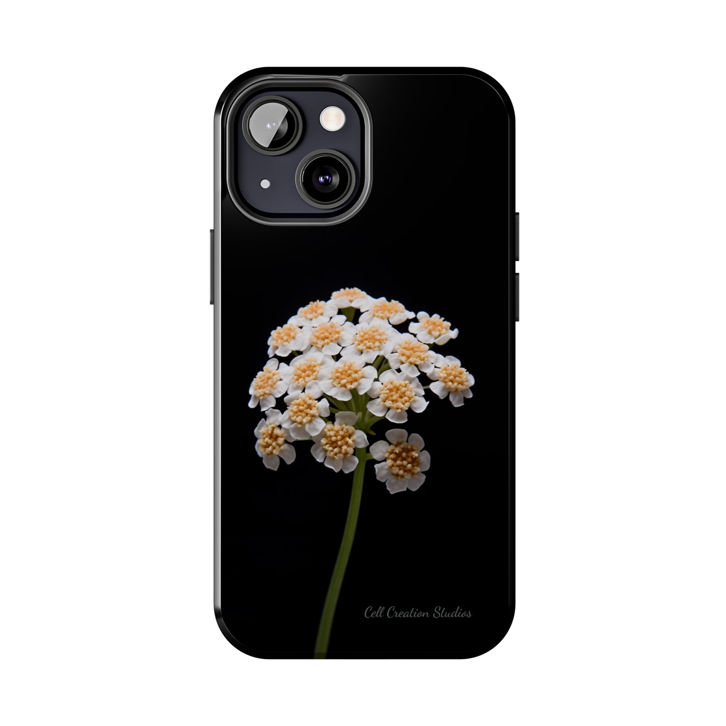 "Elegant Yarrow Bloom" Phone Case -Tough Phone Cases