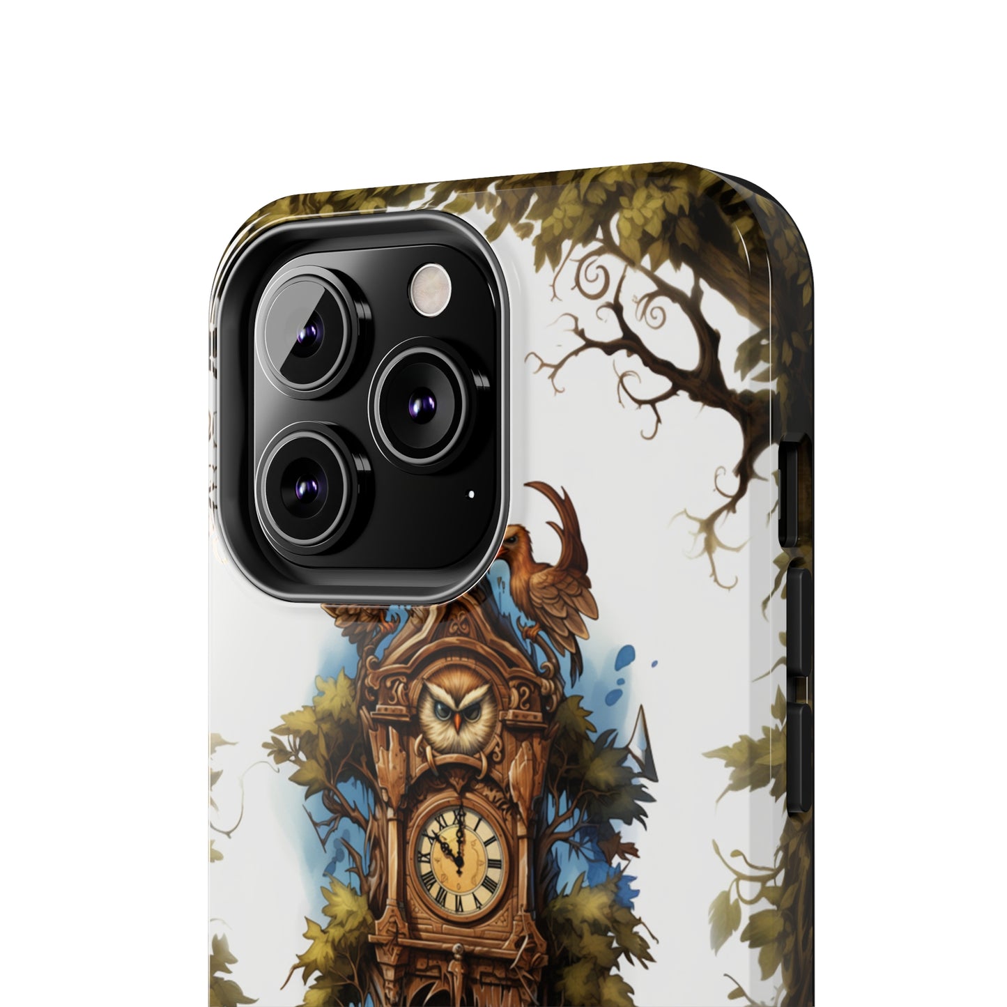 Introducing the "Timeless Charm Cuckoo Clock" Cell Phone Case – Embrace Vintage Elegance -Tough Phone Cases