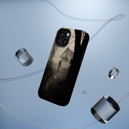 Introducing the "Ethereal Encounter" Cell Phone Case – Unveil the Mystery of the Ghostly Presence -MagSafe Tough Cases