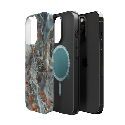 "3D Liquid Splash" -MagSafe Tough iPhone Cases