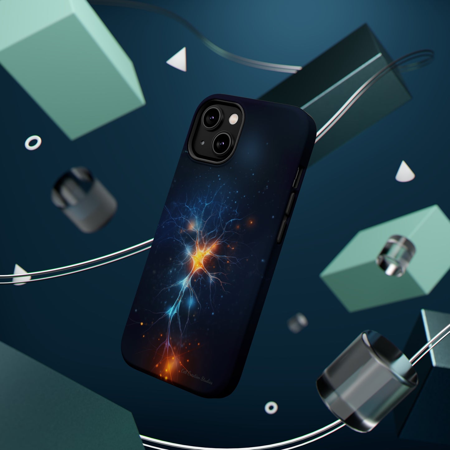 Introducing the "Luminous Neuron" Cell Phone Case – Illuminate Your Connection! -MagSafe Tough Cases