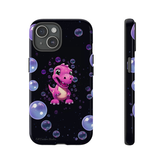 "Dino Glam" Glitter Dinosaur Phone Case -Tough Cases