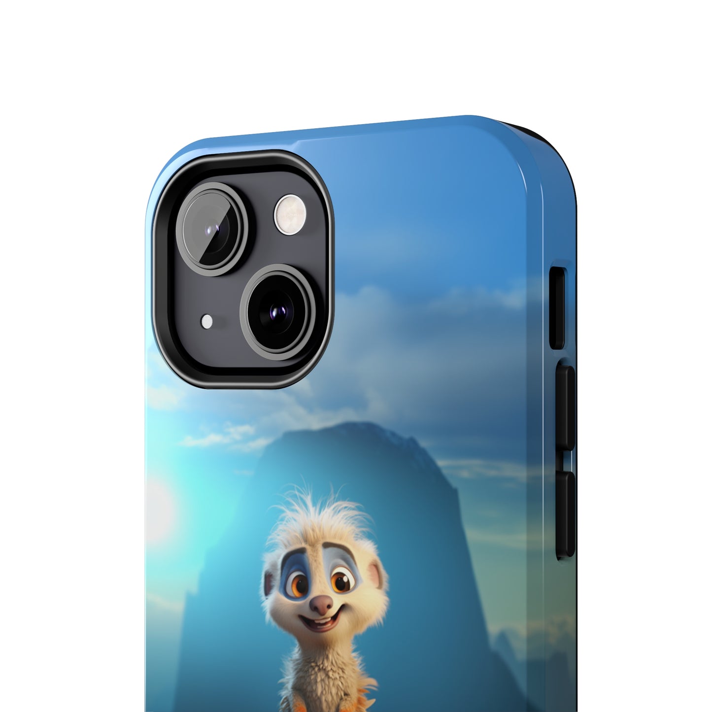 Introducing the "Mountain Explorer Buddy" Cell Phone Case – Embark on Adventures with an Animated Cute Animal -Tough Phone Cases