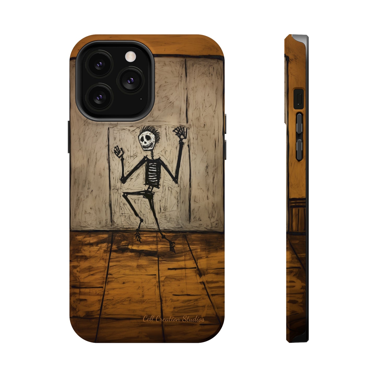 "Groovy Bones Skeleton" -MagSafe Tough iPhone Cases