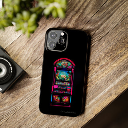 Introducing the "Vibrant Slot Frenzy" Cell Phone Case – Experience the Thrill of Colors and Luck -Slim Phone Cases