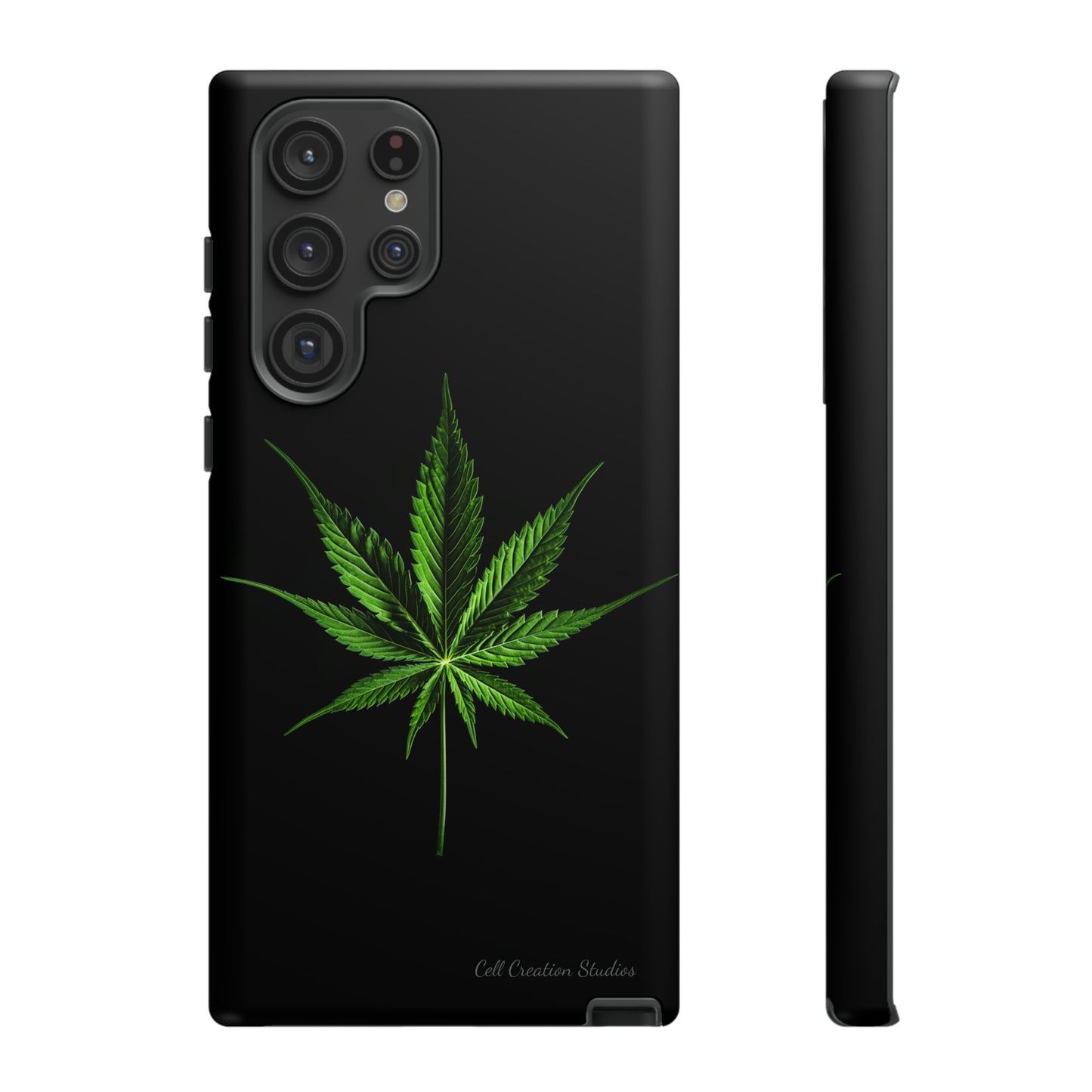 "Cannabis Chic" Marijuana Leaf Phone Case -Tough Cases