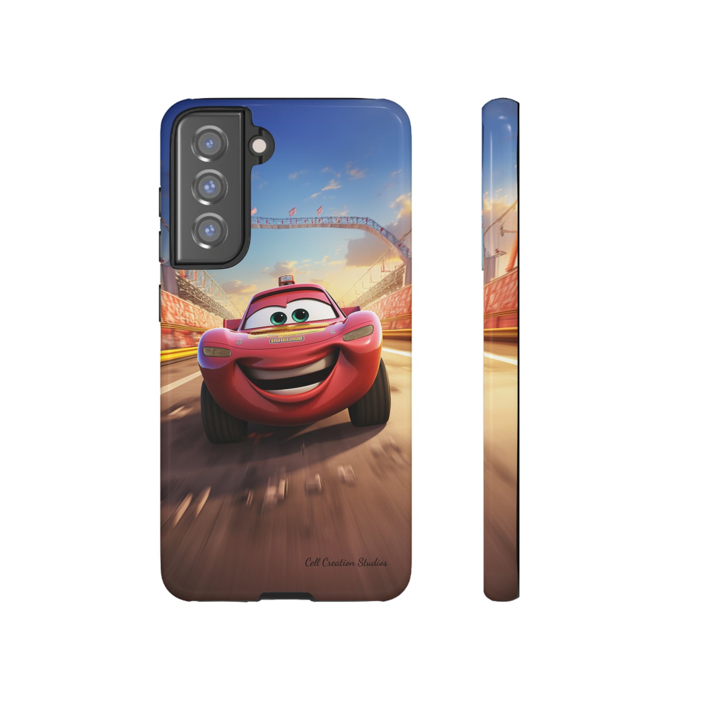 The "Smiling Red Racer" Phone Case -Tough Cases