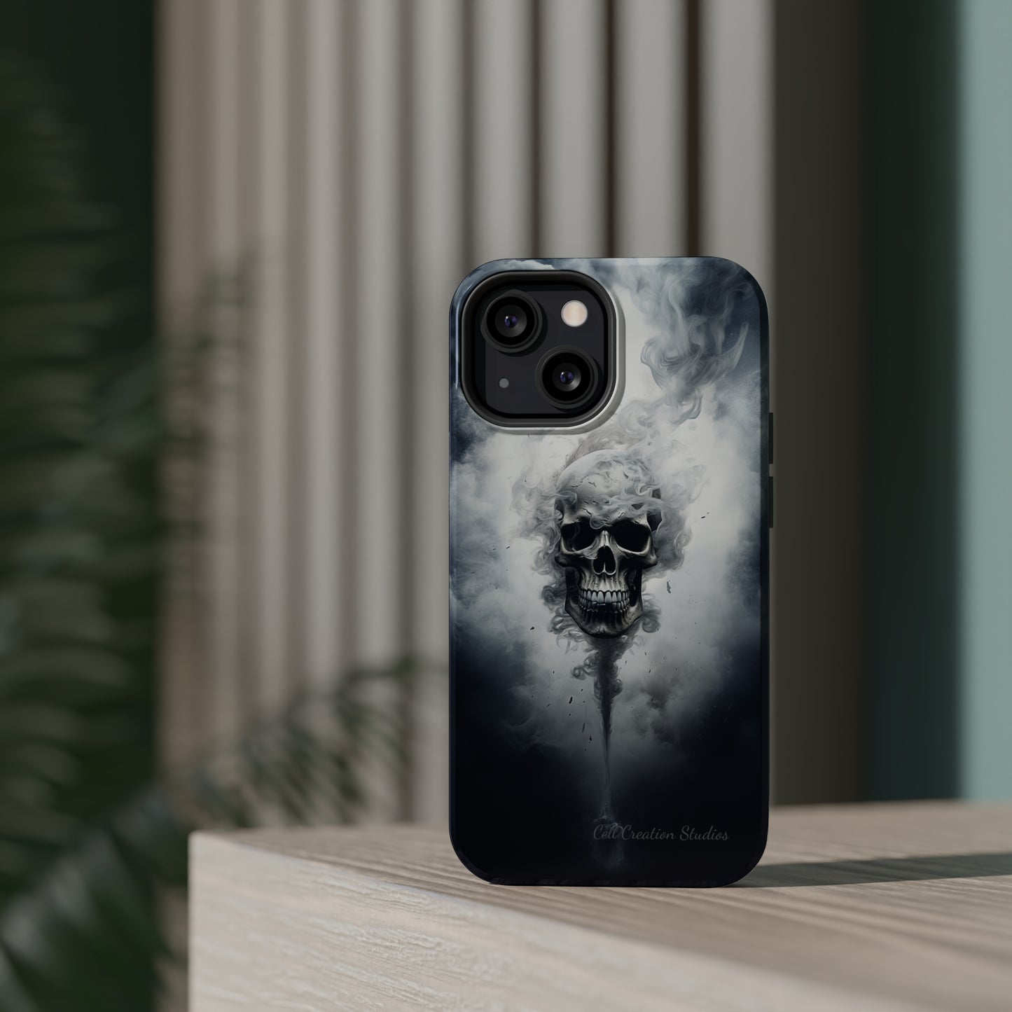 "Mystic Smoke Skull" -MagSafe Tough iPhone Cases