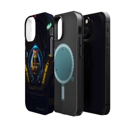 The "Galactic Explorer Alien Spaceship" Phone Case -MagSafe Tough Cases