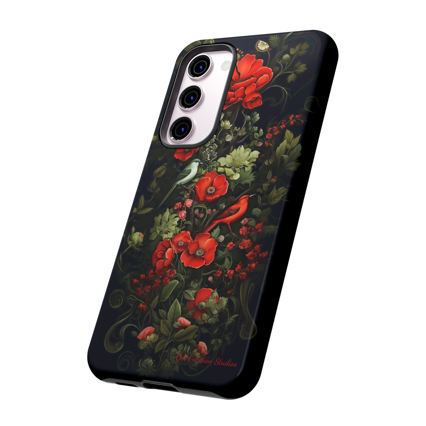 "Floral Serenade Elegance" -Tough Samsung Phone Cases