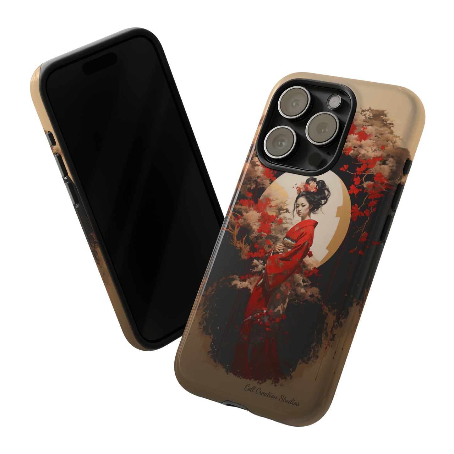 "Japanese Geisha Art" Phone Case -Tough Cases