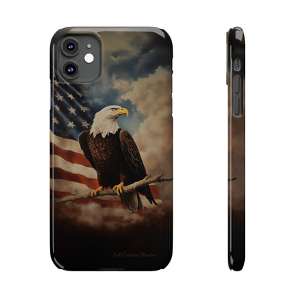 Introducing the "Eagle's Majesty" Cell Phone Case – Soar with American Pride -Slim Phone Cases