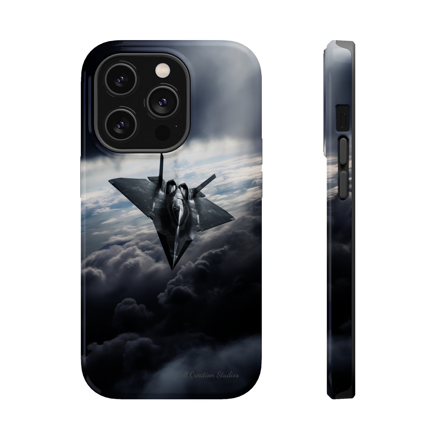 "Stealth Fighter Sky Guardian" Phone Case -MagSafe Tough Cases