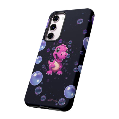 "Dino Glam" Glitter Dinosaur Phone Case -Tough Cases