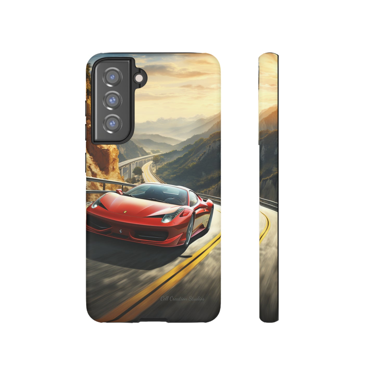 "Mountain Majesty Ferrari Edition" -Tough Samsung Phone Cases