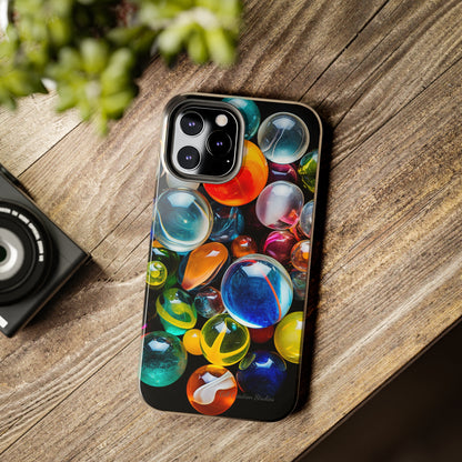 Introducing the "Vibrant Marbles Mosaic" Cell Phone Case – Carry a Kaleidoscope of Colors! -Tough Phone Cases