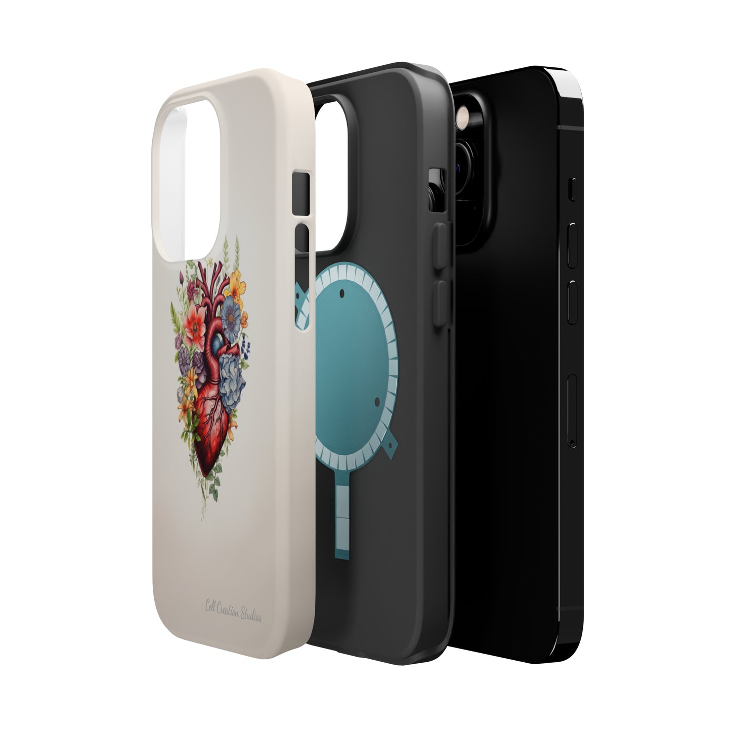 "Blooming Hearts" -MagSafe Tough iPhone Cases