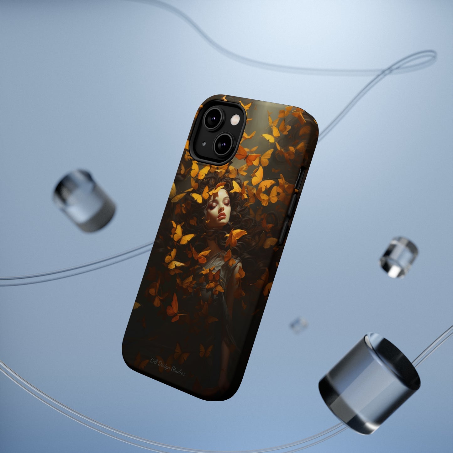 Introducing the "Butterfly Embrace" Cell Phone Case – A Fusion of Beauty and Grace -MagSafe Tough Cases