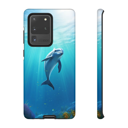 The "Dolphin Serenity" -Tough Samsung Phone Cases