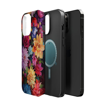 Introducing the "Blossom Beauty" Cell Phone Case – Elevate Your Style with Floral Charm -MagSafe Tough Cases