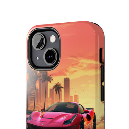 "Sunset Boulevard Ferrari Edition" -Tough iPhone Cases