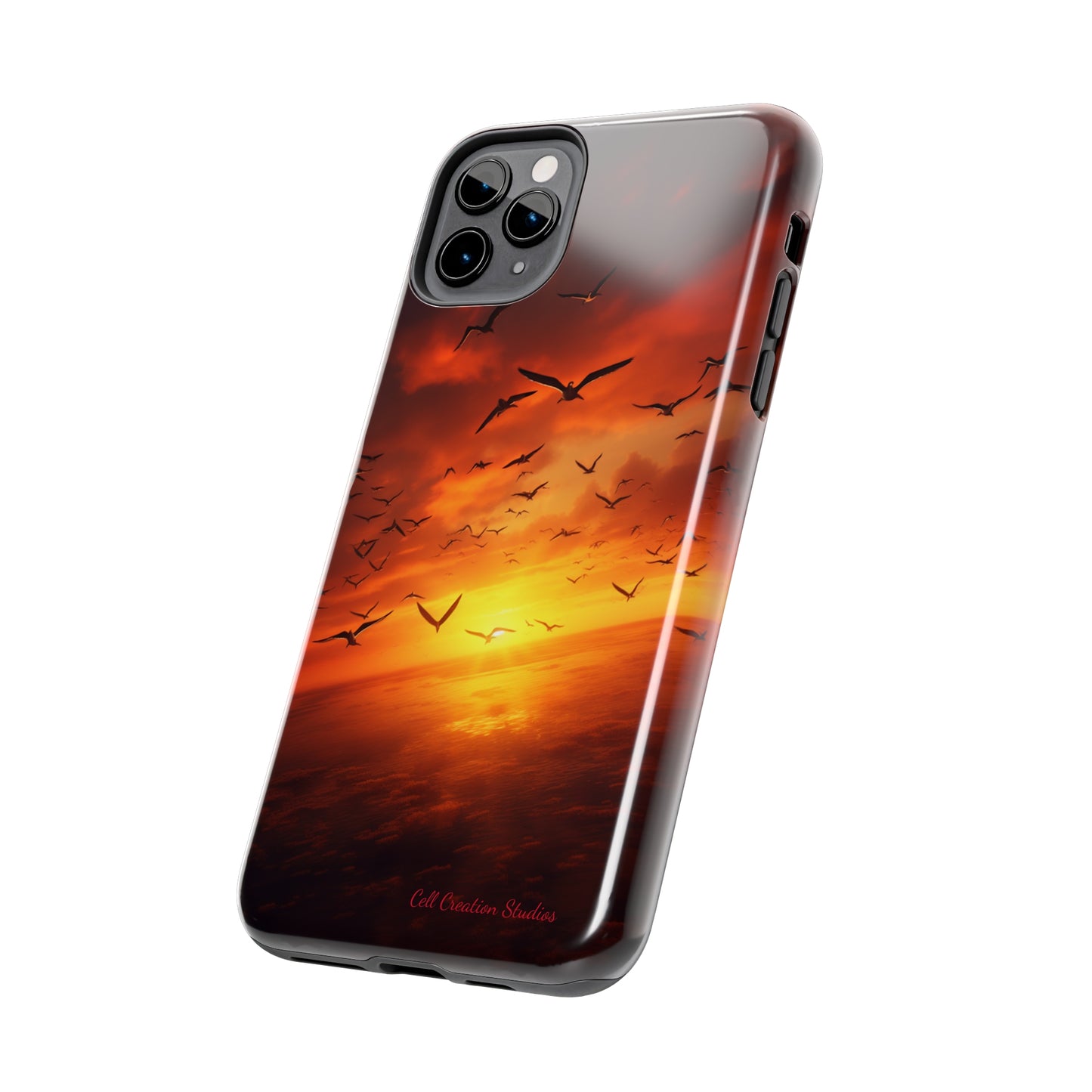 Introducing the "Sunset Soar" Cell Phone Case – Embrace Freedom and Beauty -Tough Phone Cases