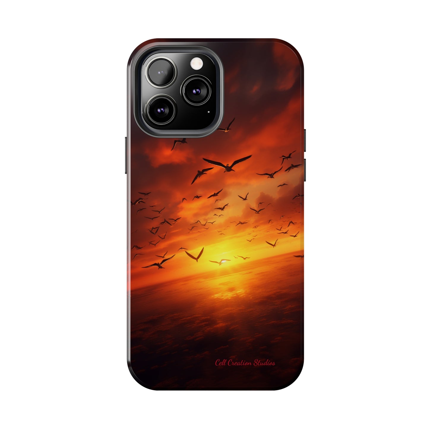 Introducing the "Sunset Soar" Cell Phone Case – Embrace Freedom and Beauty -Tough Phone Cases