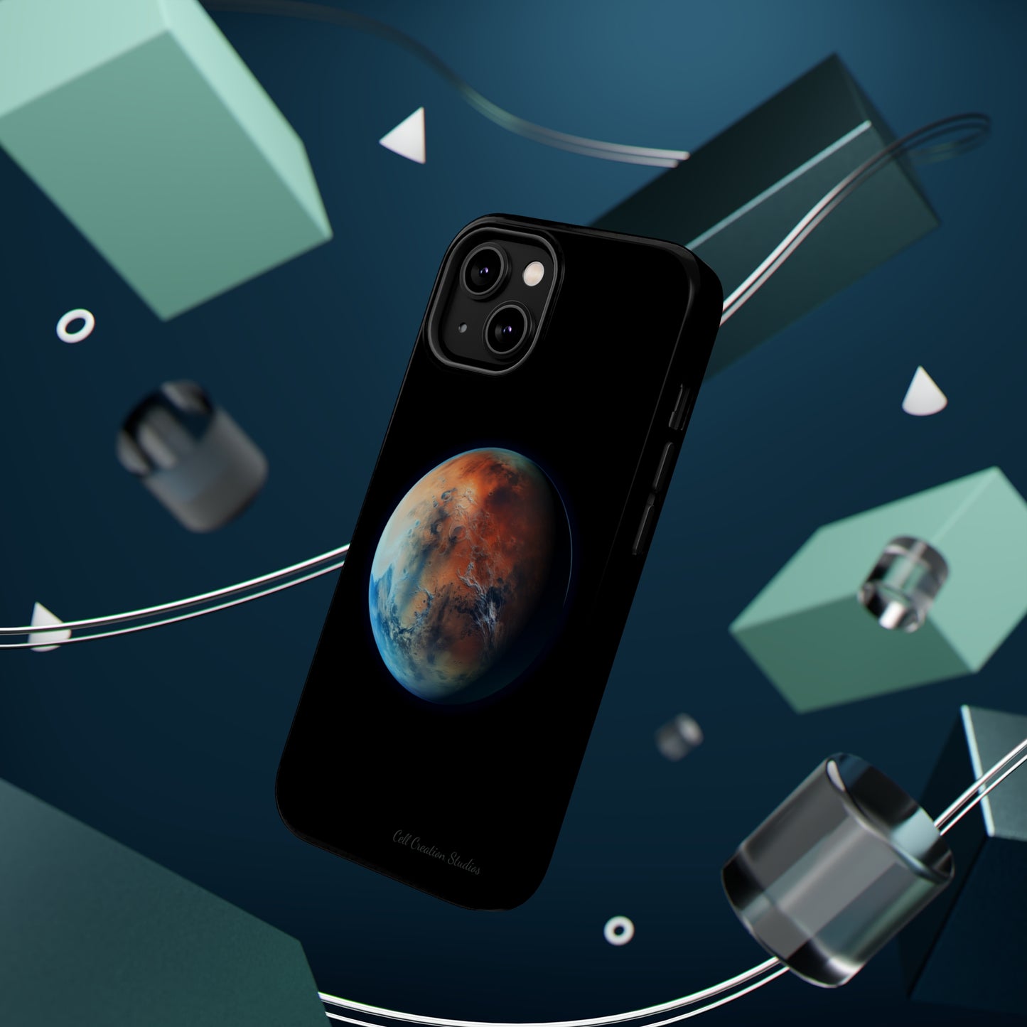 Introducing the "Mars Marvel" Cell Phone Case – Explore the Red Planet -MagSafe Tough Cases