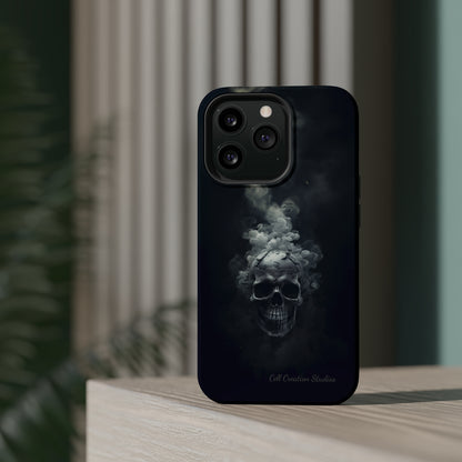 "Ethereal Skull Noir" -MagSafe Tough iPhone Cases