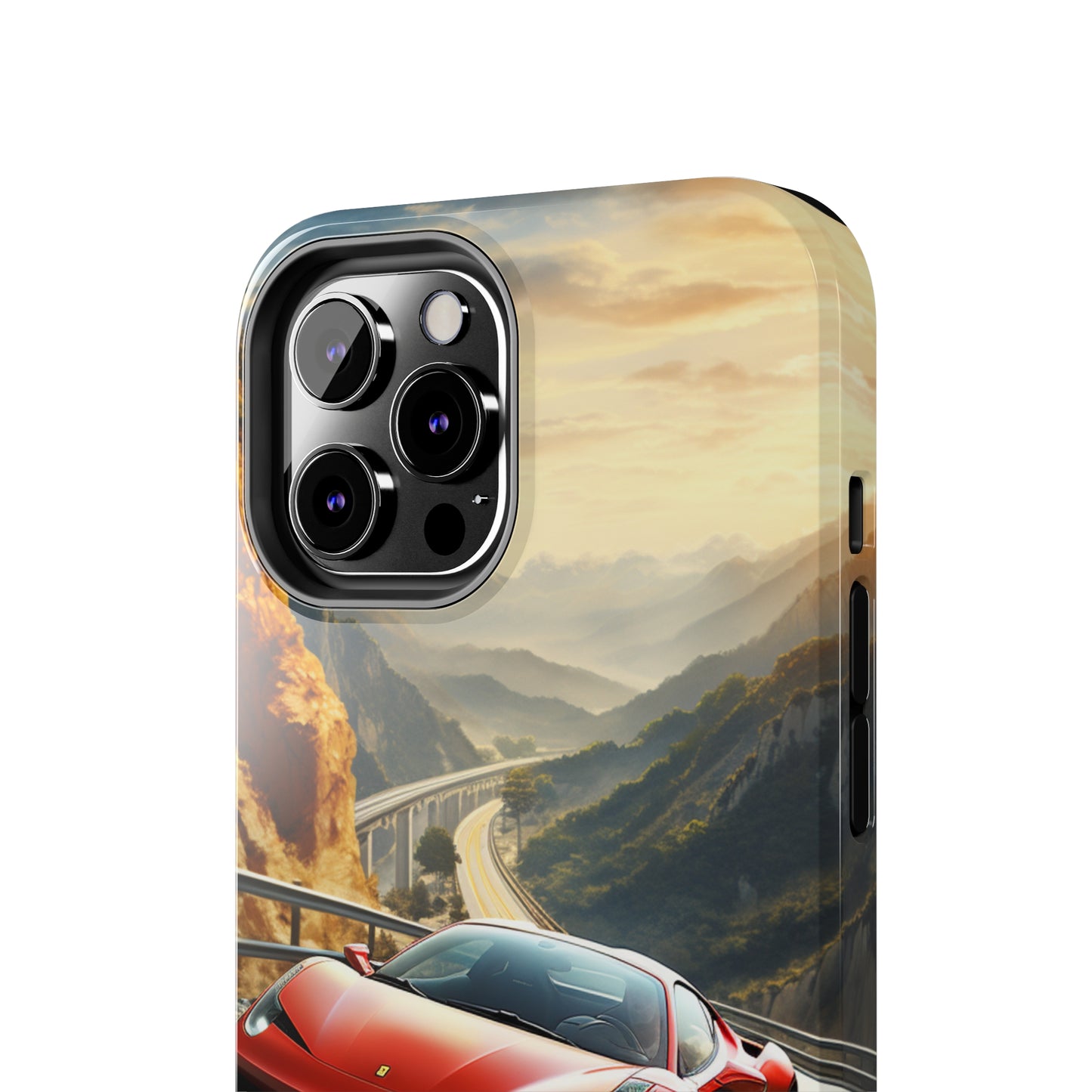 "Mountain Majesty Ferrari Edition" -Tough iPhone Cases