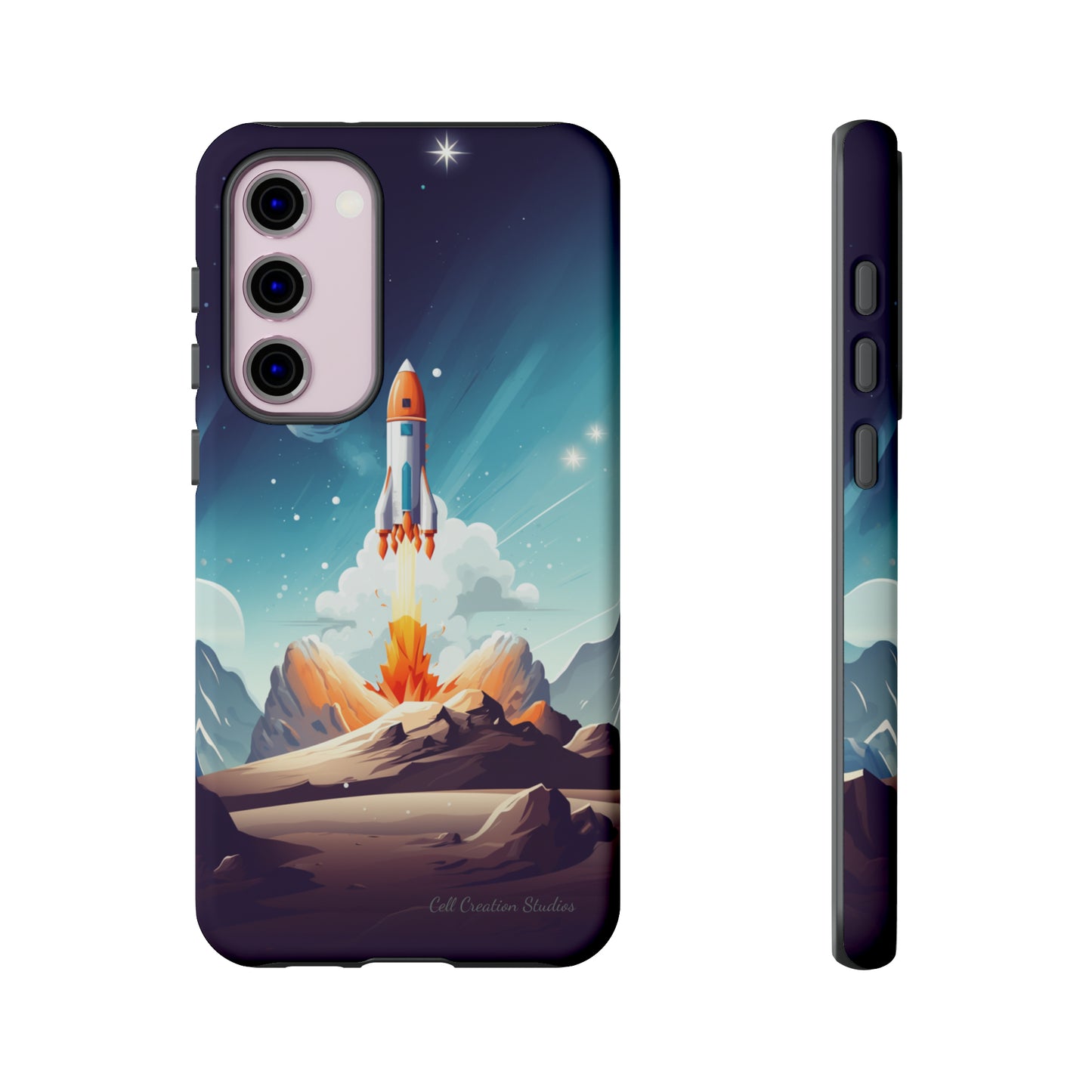 Introducing our "Galactic Odyssey" Cell Phone Case – Launch Your Device into Adventure -Tough Cases