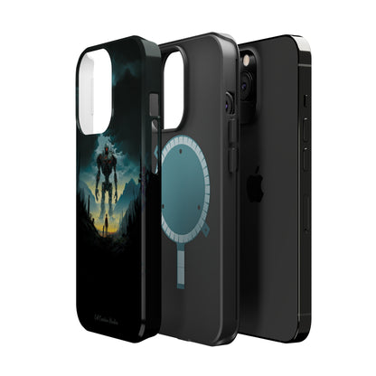 Introducing the "Rising Titan" Cell Phone Case – Witness the Astonishing Emergence of a Giant Robot! -MagSafe Tough Cases